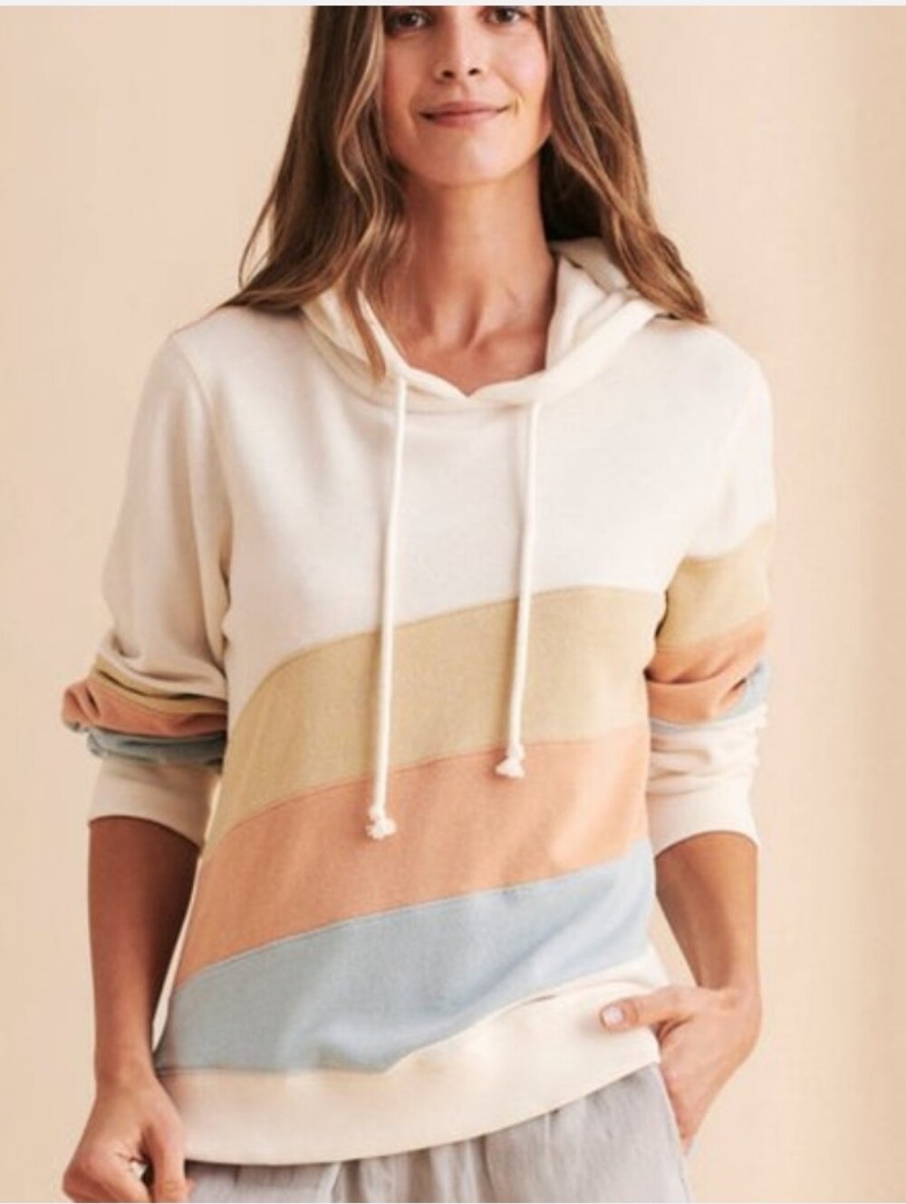 Faherty Radiant Hoodie In Sunrise Glow Size XL - Picture 2 of 14